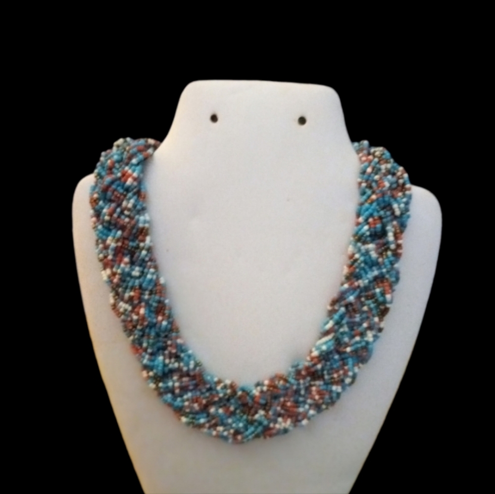 Braided Beaded Necklace